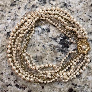 Stella & Dot pearl necklace